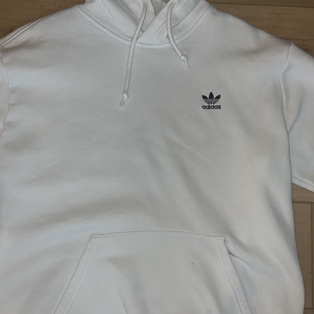 Prefect condition white Adidas men’s (large) hoodie - Picture 2 of 5